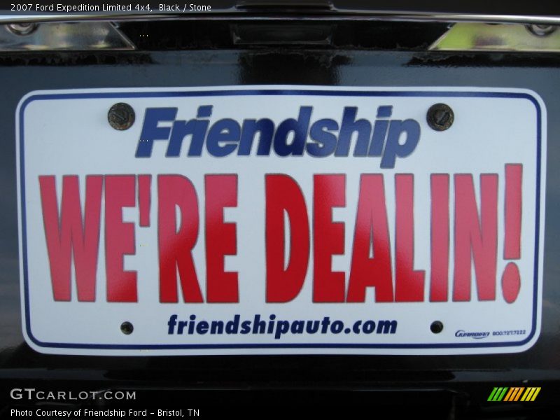 Black / Stone 2007 Ford Expedition Limited 4x4