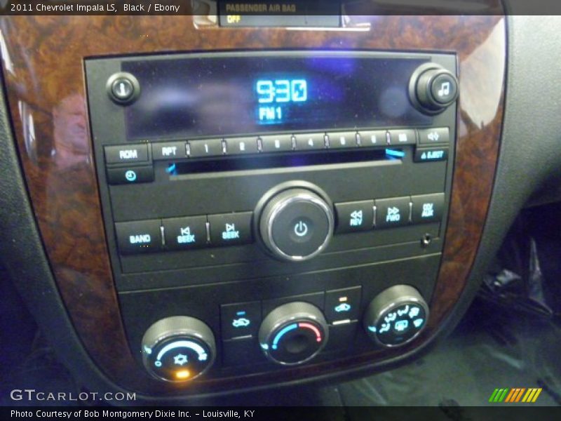Black / Ebony 2011 Chevrolet Impala LS