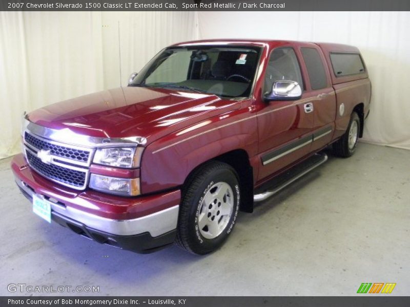 Sport Red Metallic / Dark Charcoal 2007 Chevrolet Silverado 1500 Classic LT Extended Cab