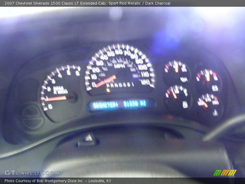 Sport Red Metallic / Dark Charcoal 2007 Chevrolet Silverado 1500 Classic LT Extended Cab