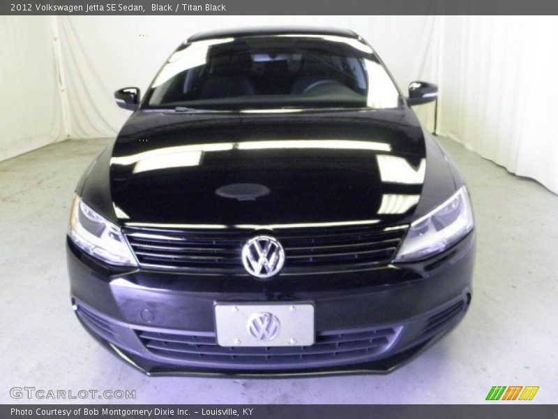 Black / Titan Black 2012 Volkswagen Jetta SE Sedan