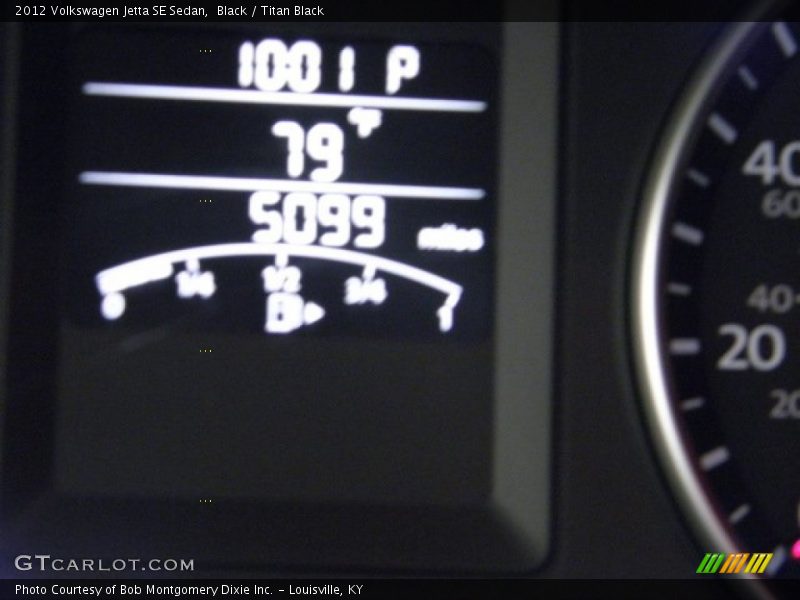 Black / Titan Black 2012 Volkswagen Jetta SE Sedan