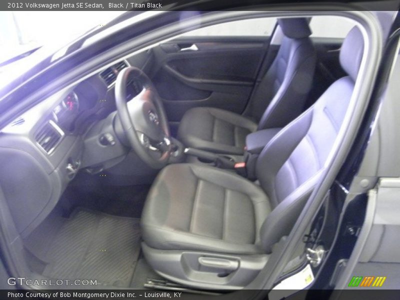 Black / Titan Black 2012 Volkswagen Jetta SE Sedan