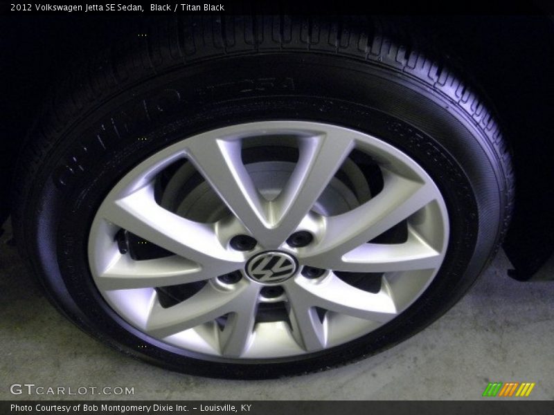 Black / Titan Black 2012 Volkswagen Jetta SE Sedan