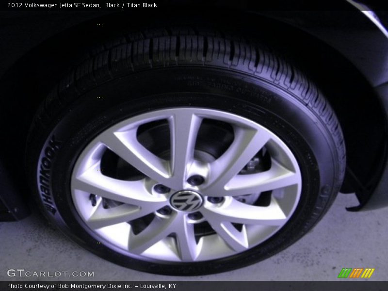 Black / Titan Black 2012 Volkswagen Jetta SE Sedan