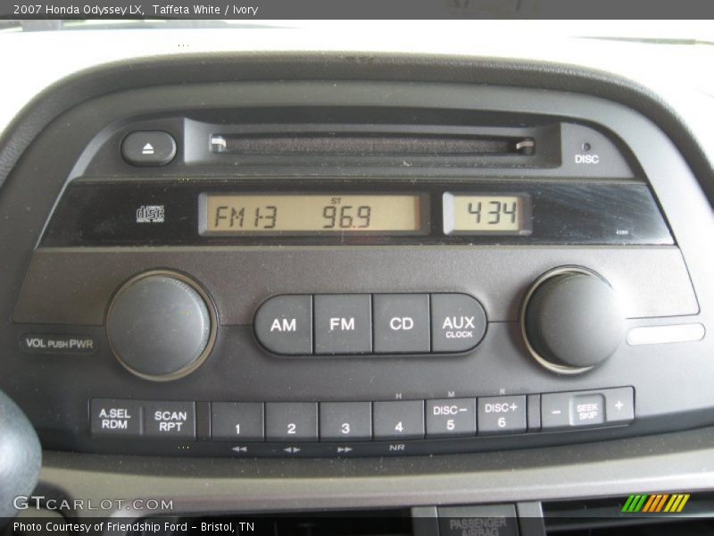 Taffeta White / Ivory 2007 Honda Odyssey LX