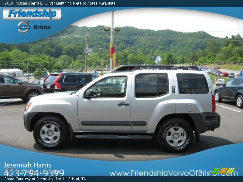 Silver Lightning Metallic / Steel/Graphite 2006 Nissan Xterra S