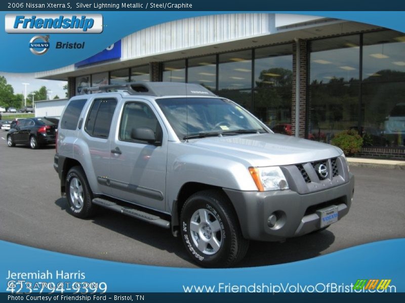 Silver Lightning Metallic / Steel/Graphite 2006 Nissan Xterra S