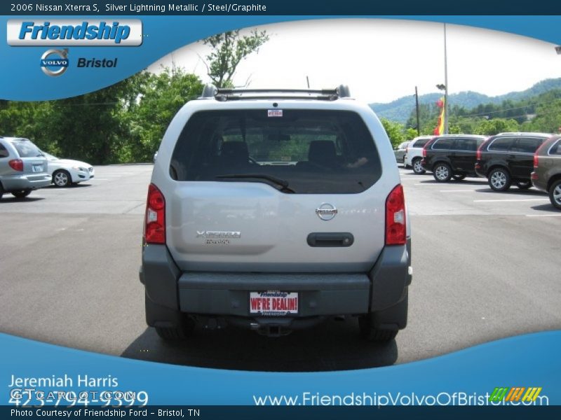 Silver Lightning Metallic / Steel/Graphite 2006 Nissan Xterra S
