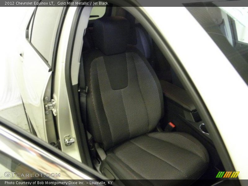 Gold Mist Metallic / Jet Black 2012 Chevrolet Equinox LT