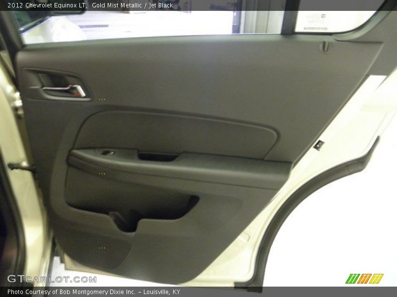 Gold Mist Metallic / Jet Black 2012 Chevrolet Equinox LT