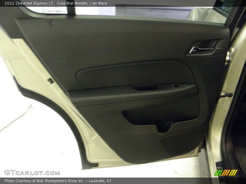 Gold Mist Metallic / Jet Black 2012 Chevrolet Equinox LT