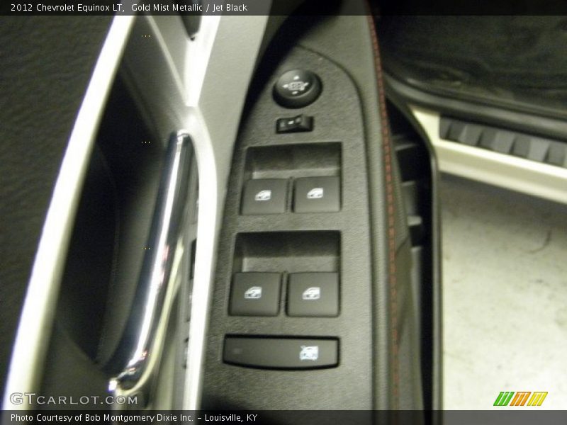Gold Mist Metallic / Jet Black 2012 Chevrolet Equinox LT