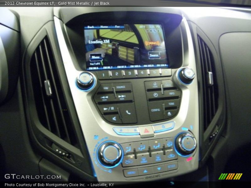 Gold Mist Metallic / Jet Black 2012 Chevrolet Equinox LT