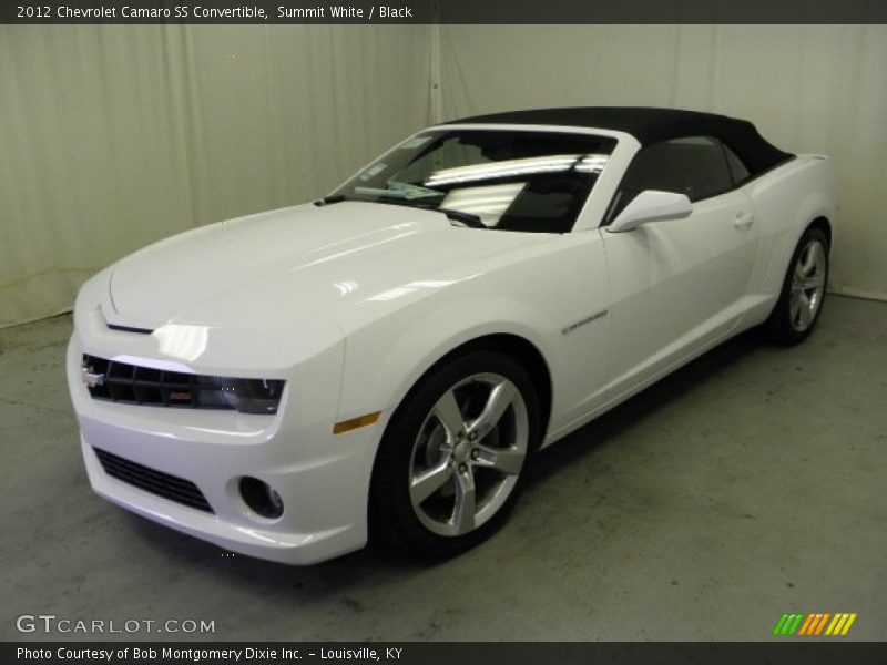 Summit White / Black 2012 Chevrolet Camaro SS Convertible