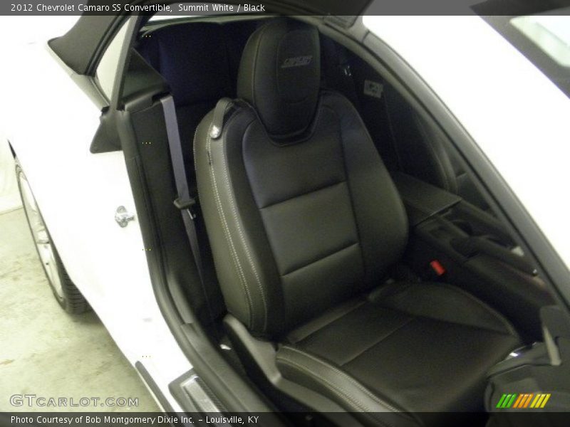 Summit White / Black 2012 Chevrolet Camaro SS Convertible