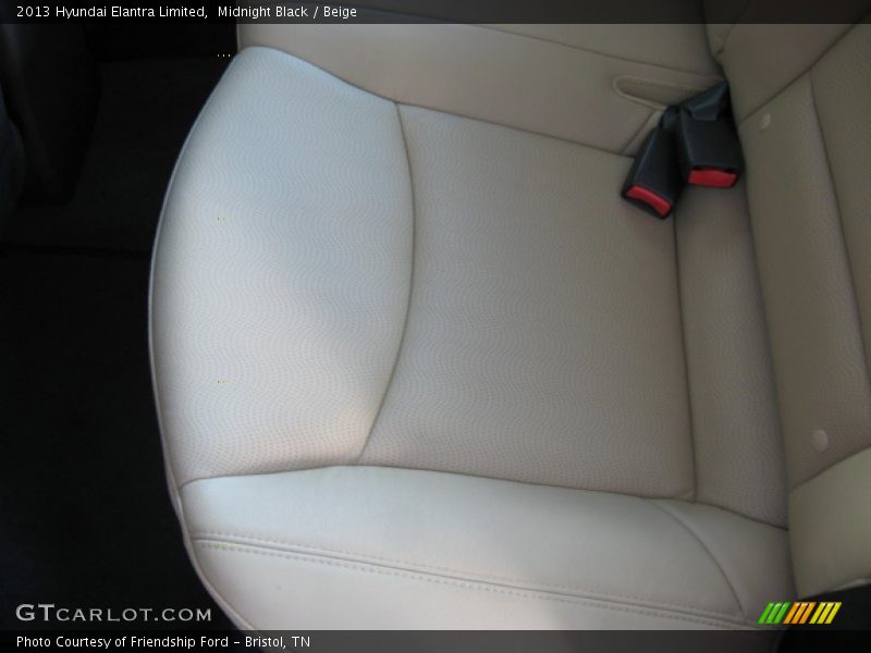 Midnight Black / Beige 2013 Hyundai Elantra Limited