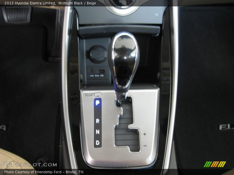 Midnight Black / Beige 2013 Hyundai Elantra Limited