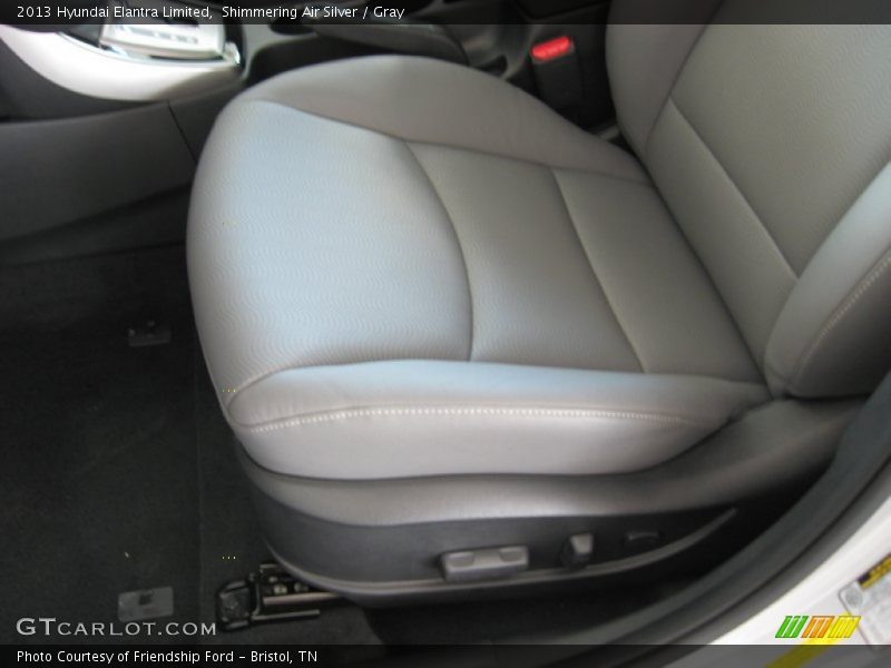 Shimmering Air Silver / Gray 2013 Hyundai Elantra Limited