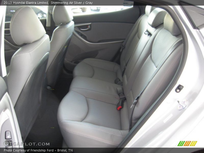 Shimmering Air Silver / Gray 2013 Hyundai Elantra Limited