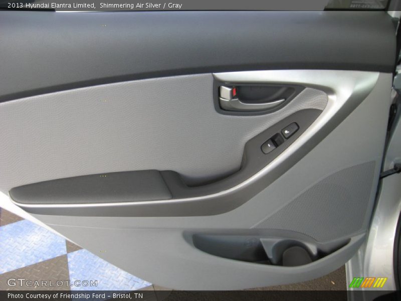 Shimmering Air Silver / Gray 2013 Hyundai Elantra Limited