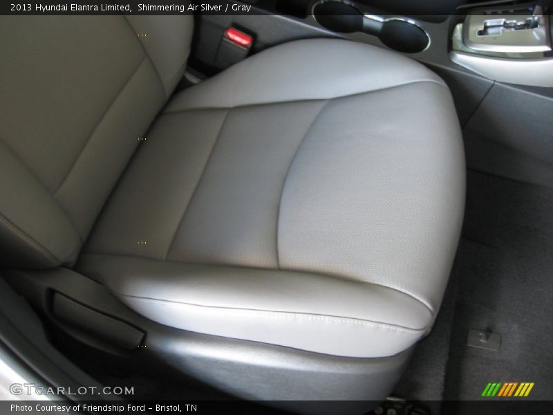 Shimmering Air Silver / Gray 2013 Hyundai Elantra Limited