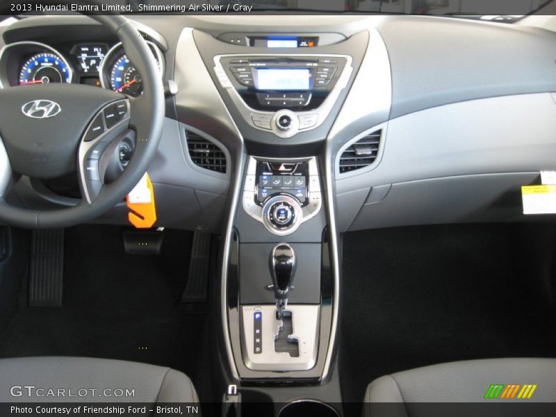 Shimmering Air Silver / Gray 2013 Hyundai Elantra Limited