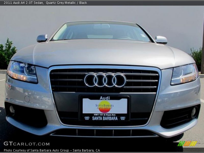 Quartz Grey Metallic / Black 2011 Audi A4 2.0T Sedan