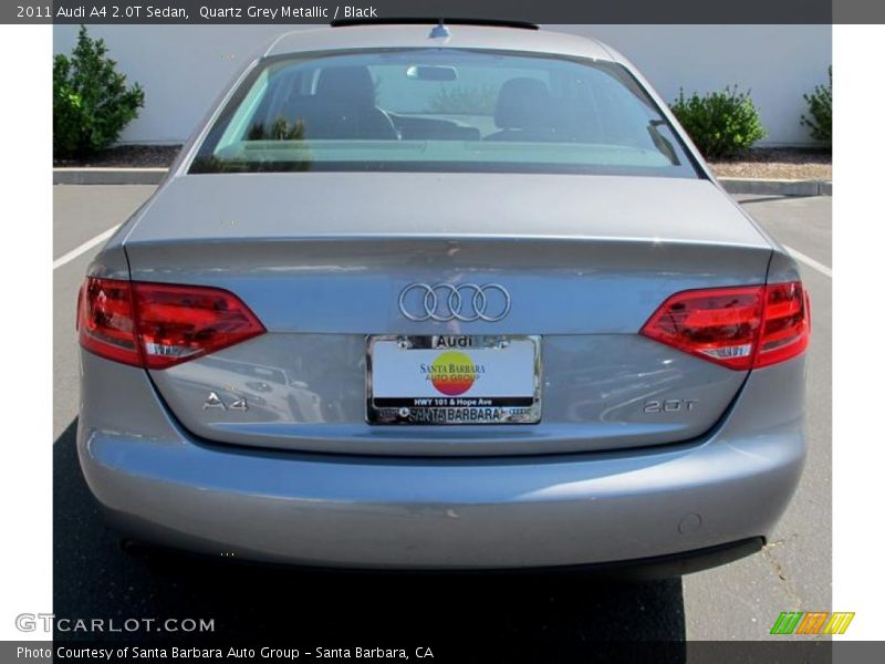 Quartz Grey Metallic / Black 2011 Audi A4 2.0T Sedan