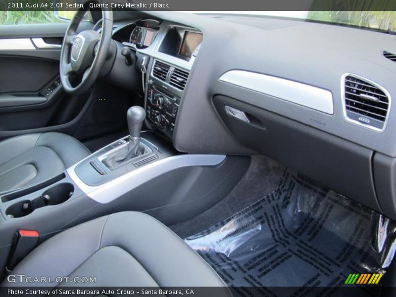 Quartz Grey Metallic / Black 2011 Audi A4 2.0T Sedan
