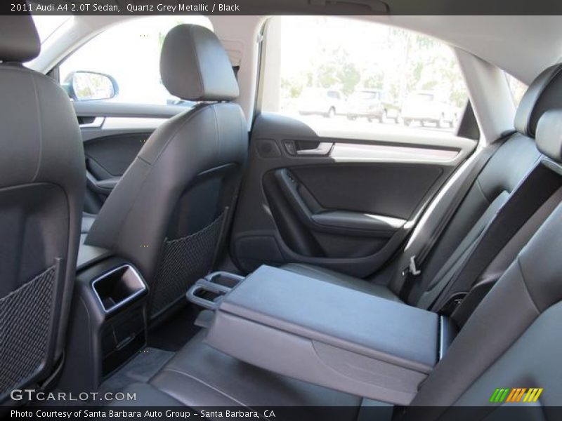 Quartz Grey Metallic / Black 2011 Audi A4 2.0T Sedan