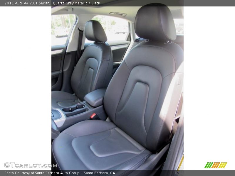 Quartz Grey Metallic / Black 2011 Audi A4 2.0T Sedan
