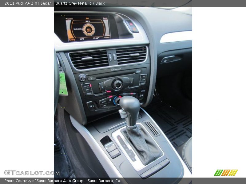 Quartz Grey Metallic / Black 2011 Audi A4 2.0T Sedan