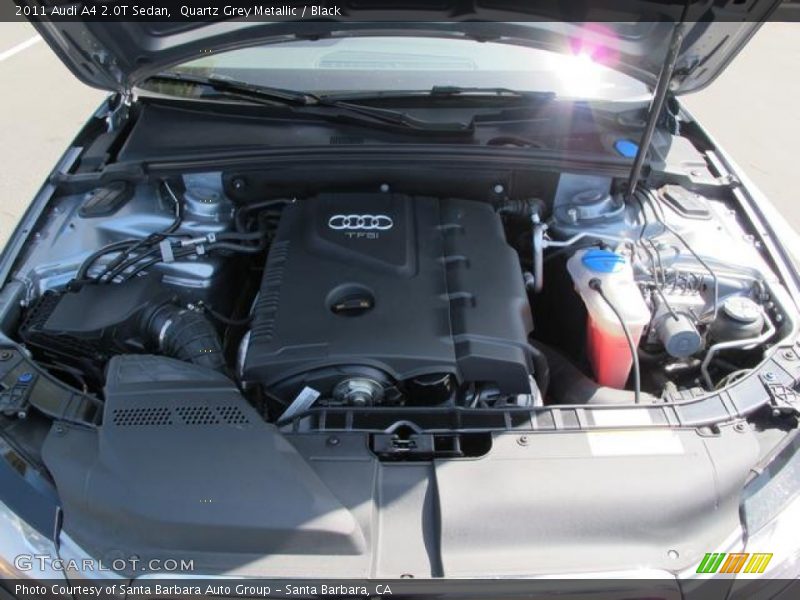 Quartz Grey Metallic / Black 2011 Audi A4 2.0T Sedan