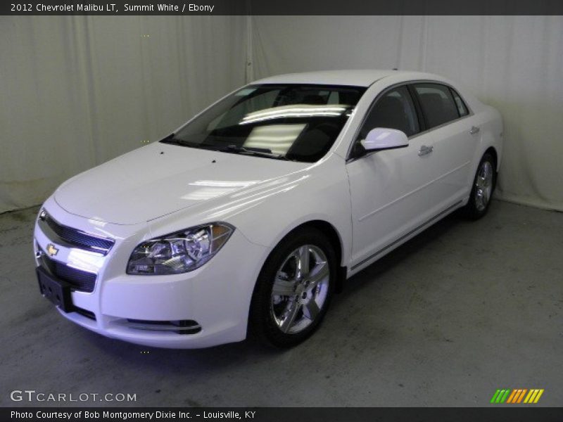 Summit White / Ebony 2012 Chevrolet Malibu LT