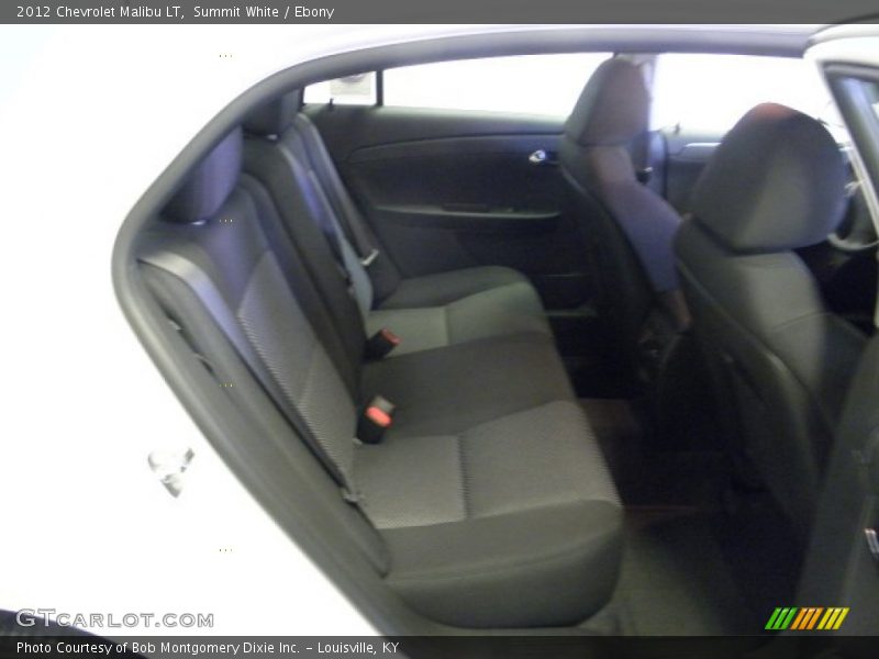 Summit White / Ebony 2012 Chevrolet Malibu LT