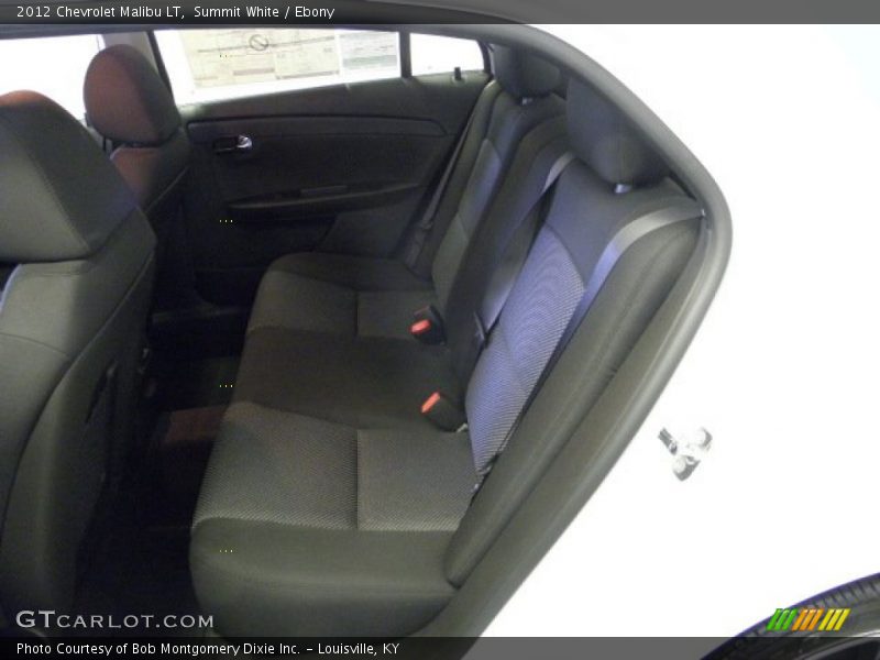 Summit White / Ebony 2012 Chevrolet Malibu LT