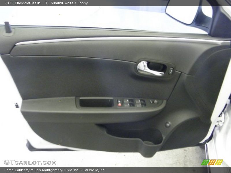 Summit White / Ebony 2012 Chevrolet Malibu LT