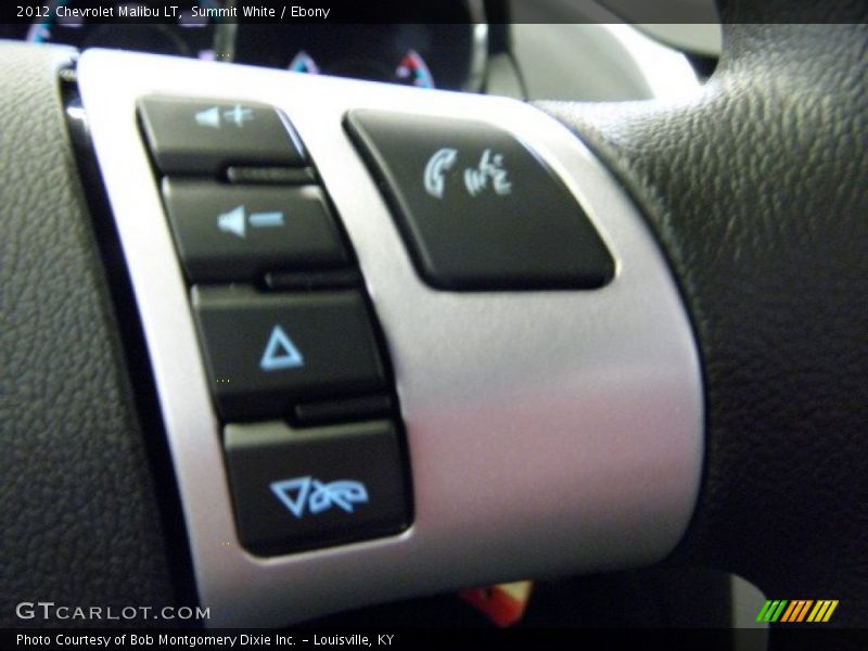 Summit White / Ebony 2012 Chevrolet Malibu LT