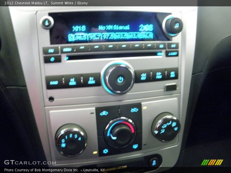 Summit White / Ebony 2012 Chevrolet Malibu LT