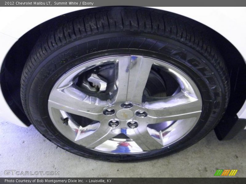 Summit White / Ebony 2012 Chevrolet Malibu LT