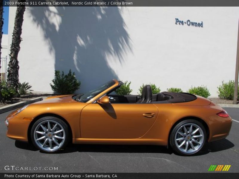  2009 911 Carrera Cabriolet Nordic Gold Metallic