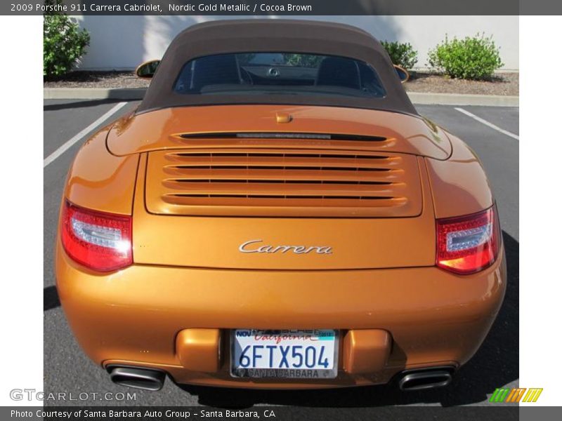  2009 911 Carrera Cabriolet Nordic Gold Metallic
