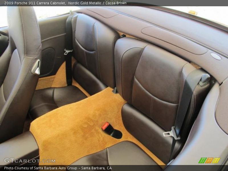  2009 911 Carrera Cabriolet Cocoa Brown Interior