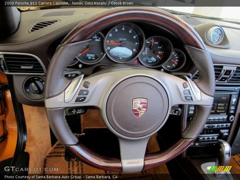  2009 911 Carrera Cabriolet Steering Wheel