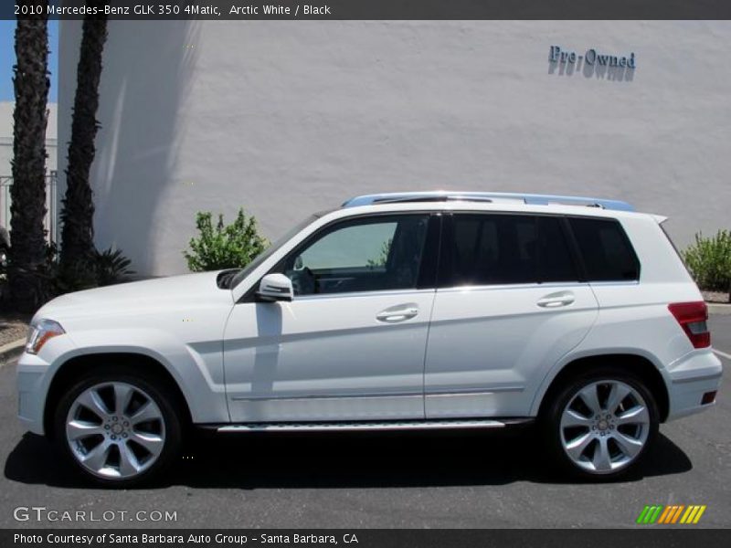 Arctic White / Black 2010 Mercedes-Benz GLK 350 4Matic
