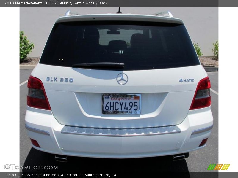 Arctic White / Black 2010 Mercedes-Benz GLK 350 4Matic