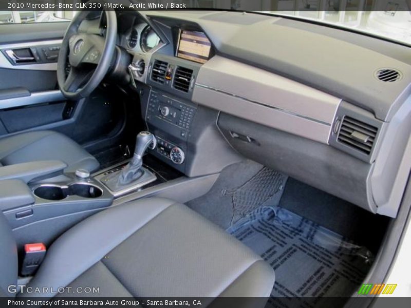 Arctic White / Black 2010 Mercedes-Benz GLK 350 4Matic
