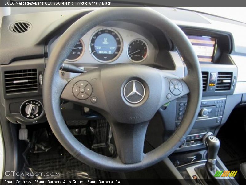 Arctic White / Black 2010 Mercedes-Benz GLK 350 4Matic