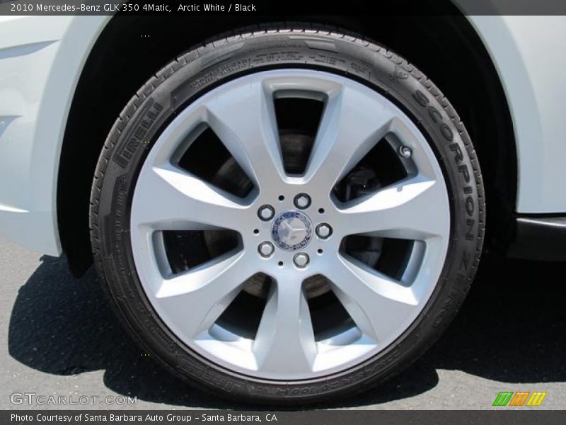 Arctic White / Black 2010 Mercedes-Benz GLK 350 4Matic